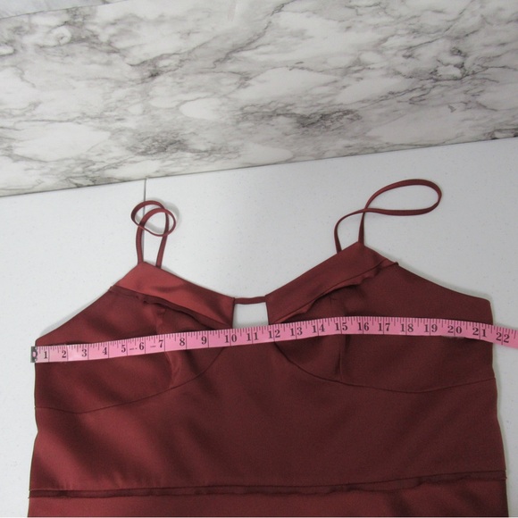 By Anthropologie Corset Slip Dress Size 16 W - Picture 15 of 17